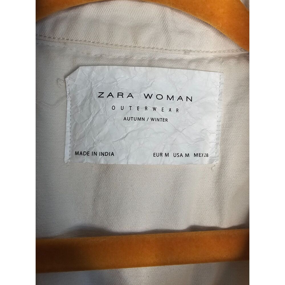 Zara Fringe Western Beaded Boho Button Front Festival Jacket Medium - Picture 5 of 16